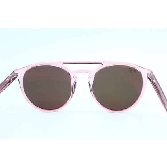 Maui Jim Ah Dang MJ 781-12C Round Polarized Sunglasses Maui Rose Lens 51.5mm (A) main image 4